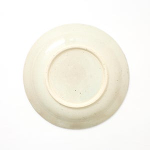 伊賀石本 花絵皿 七寸半 菜の束 0445