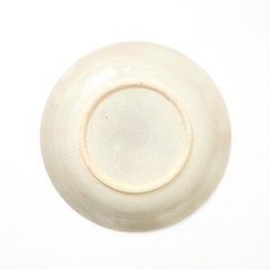 伊賀石本 花絵皿 七寸半 菜の束 0447