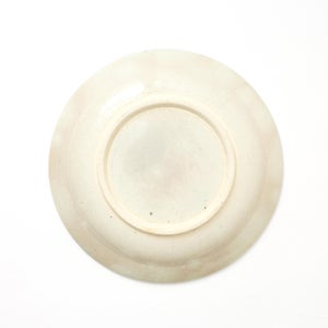 伊賀石本 花絵皿 七寸半 菜の束 0451