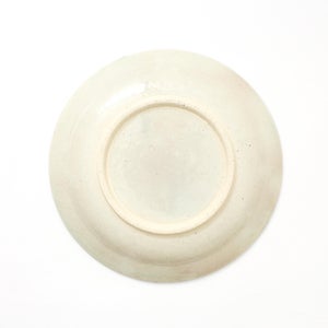 伊賀石本 花絵皿 七寸半 菜の束 0454