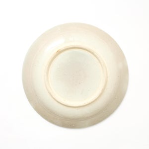 伊賀石本 花絵皿 七寸半 菜の束 0455