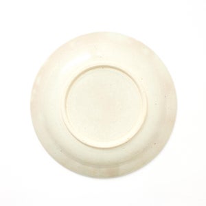 伊賀石本 花絵皿 七寸半 菜の束 0457