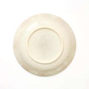 伊賀石本 花絵皿 七寸半 菜の束 0463