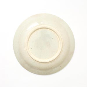 伊賀石本 花絵皿 七寸半 菜の束 0464