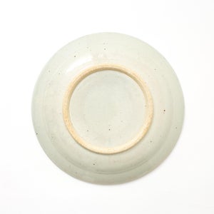 伊賀石本 花絵皿 七寸半 菜の束 0467