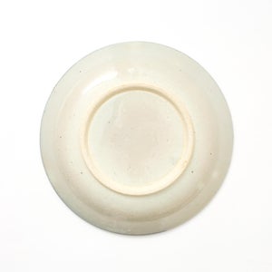 伊賀石本 花絵皿 七寸半 菜の束 0468