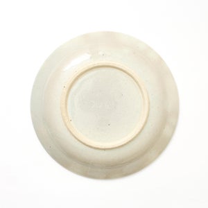 伊賀石本 花絵皿 七寸半 菜の束 0469