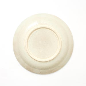 伊賀石本 花絵皿 七寸半 菜の束 0473