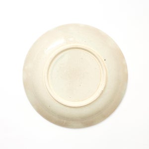 伊賀石本 花絵皿 七寸半 菜の束 0474