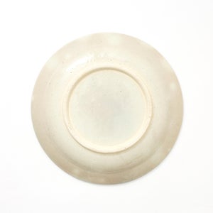 伊賀石本 花絵皿 七寸半 菜の束 0476