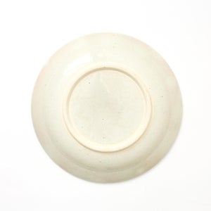 伊賀石本 花絵皿 七寸半 菜の束 0480