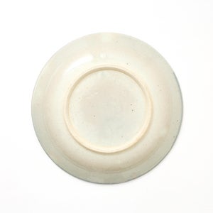 伊賀石本 花絵皿 七寸半 菜の束 0482