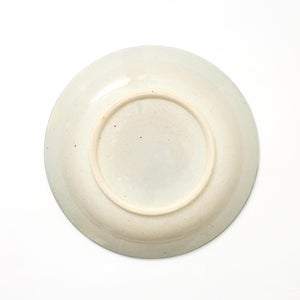 伊賀石本 花絵皿 七寸半 菜の束 0487