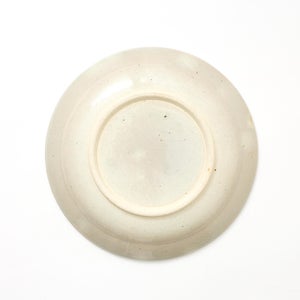 伊賀石本 花絵皿 七寸半 菜の束 0488