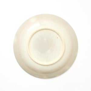 伊賀石本 花絵皿 七寸半 菜の束 0489