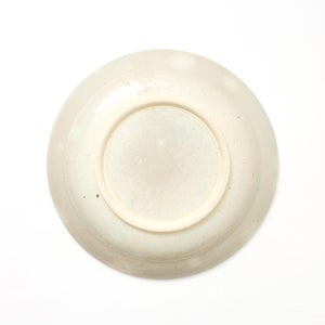 伊賀石本 花絵皿 七寸半 菜の束 0495