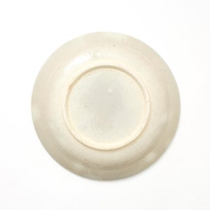 伊賀石本 花絵皿 七寸半 菜の束 0496