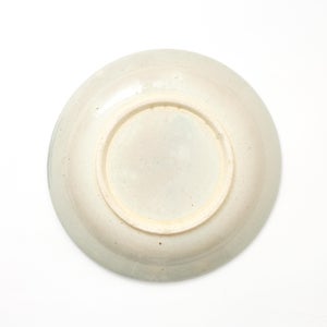 伊賀石本 花絵皿 七寸半 菜の束 0498