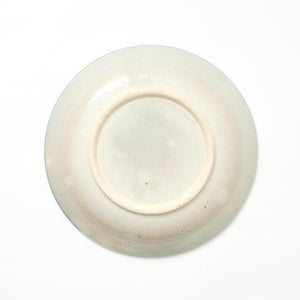 伊賀石本 花絵皿 七寸半 菜の束 0500