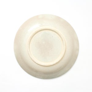 伊賀石本 花絵皿 七寸半 菜の束 0501