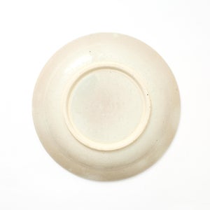 伊賀石本 花絵皿 七寸半 菜の束 0505