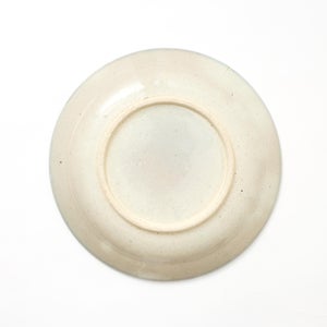 伊賀石本 花絵皿 七寸半 菜の束 0511