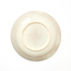 伊賀石本 花絵皿 七寸半 菜の束 0512