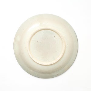 伊賀石本 花絵皿 七寸半 菜の束 0513