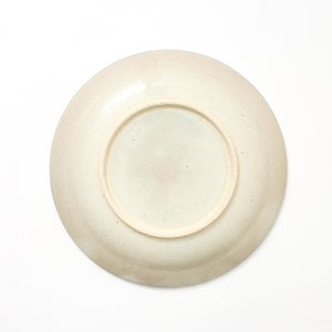 伊賀石本 花絵皿 七寸半 菜の束 0517