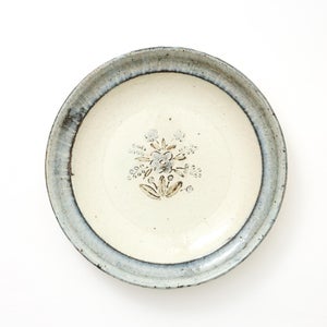 伊賀石本 花絵皿 七寸半 秋の束 0384