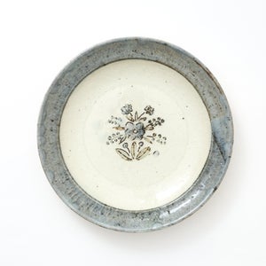 伊賀石本 花絵皿 七寸半 秋の束 0385