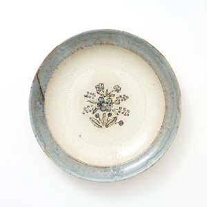 伊賀石本 花絵皿 七寸半 秋の束 0387