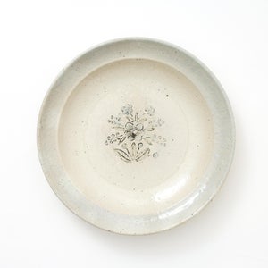 伊賀石本 花絵皿 七寸半 秋の束 0400