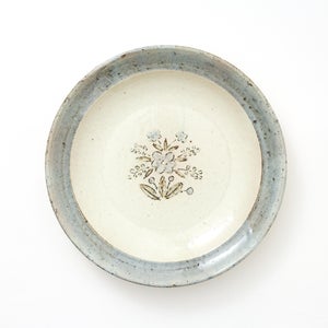 伊賀石本 花絵皿 七寸半 秋の束 0401