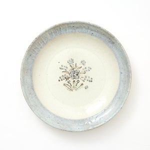 伊賀石本 花絵皿 七寸半 秋の束 0404