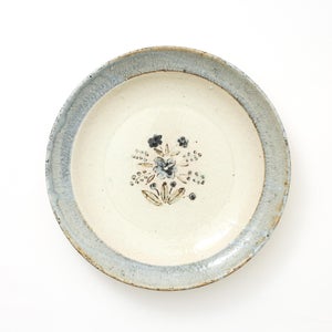 伊賀石本 花絵皿 七寸半 秋の束 0412