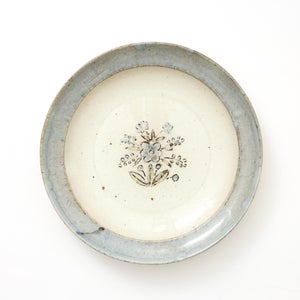 伊賀石本 花絵皿 七寸半 秋の束 0413