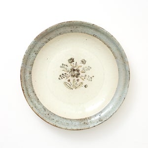 伊賀石本 花絵皿 七寸半 秋の束 0415