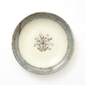 伊賀石本 花絵皿 七寸半 秋の束 0423