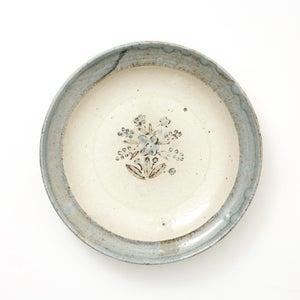 伊賀石本 花絵皿 七寸半 秋の束 0424