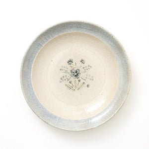 伊賀石本 花絵皿 七寸半 秋の束 0426