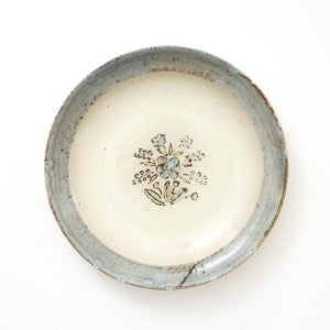 伊賀石本 花絵皿 七寸半 秋の束 0430