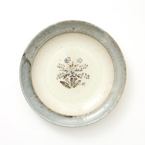 伊賀石本 花絵皿 七寸半 秋の束 0431