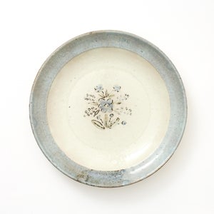 伊賀石本 花絵皿 七寸半 秋の束 0435