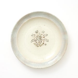 伊賀石本 花絵皿 七寸半 秋の束 0436