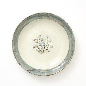 伊賀石本 花絵皿 七寸半 秋の束 0445