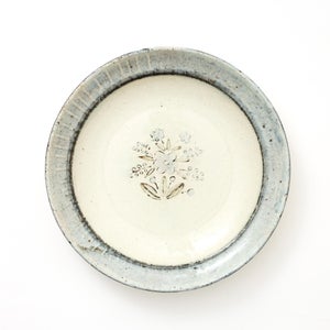 伊賀石本 花絵皿 七寸半 秋の束 0446