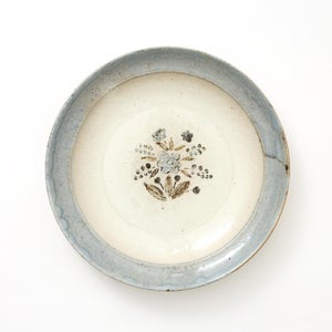 伊賀石本 花絵皿 七寸半 秋の束 0447