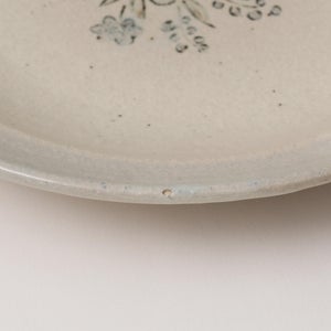 伊賀石本 花絵皿 七寸半 秋の束 0400