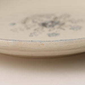 伊賀石本 花絵皿 七寸半 秋の束 0425